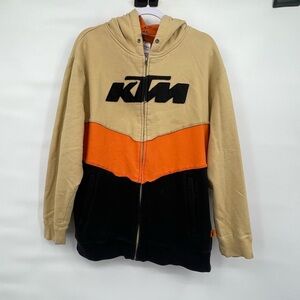 Vintage KTM Power wear Racing full zip sweatshirt jacket